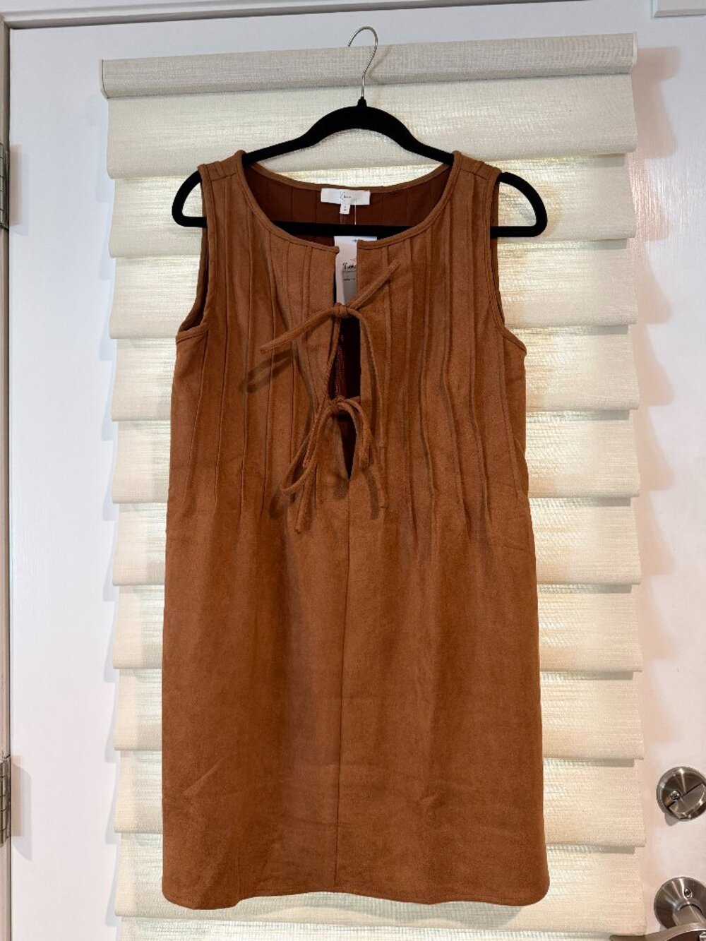 Klesis brown suede dress (size L)